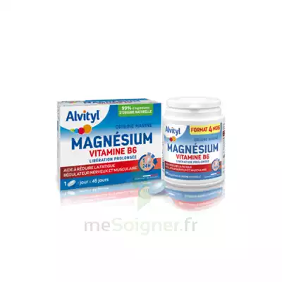 Alvityl Magnésium Vitamine B6 Libération Prolongée Comprimés Lp B/45 à Héric